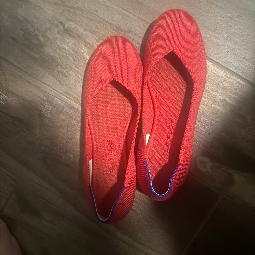 Rothy's Vibrant Red Flats